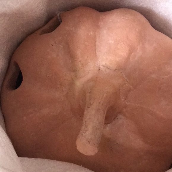 Pottery Barn Medium Size Handmade Terracotta Spooky and Cute Jack O' Lan… - Picture 12 of 16